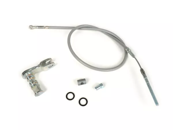 Bremszug-Set -BGM ORIGINAL- Vespa PK S/XL/XL2 – Umrüstung auf einstellbaren Zug mit Gewinde