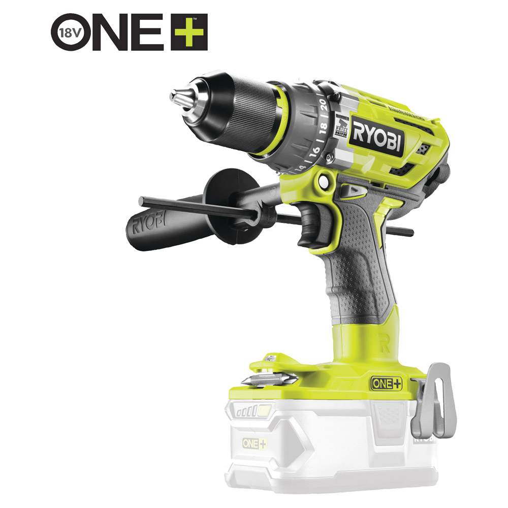Ryobi 18 V Akku-Schlagbohrschrauber Brushless R18PD7-0 ohne Akku – Bild 2
