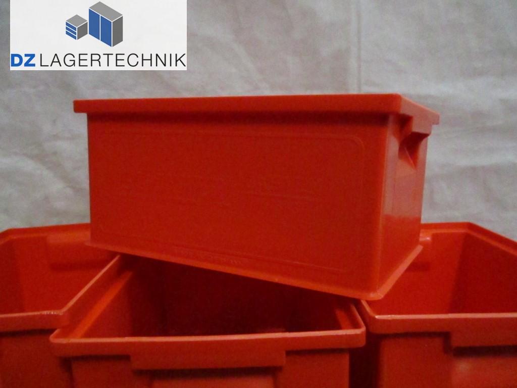 14/6-3 Stapelkasten in rot von SSI Schäfer 310x210x145 mm