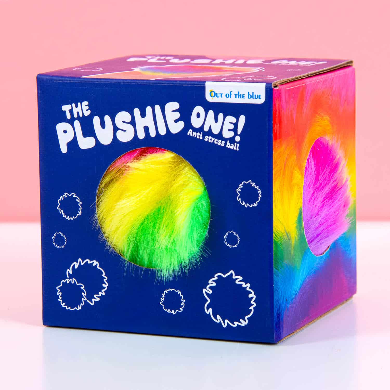 Plüsch-Regenbogen-Stressball – Bild 3