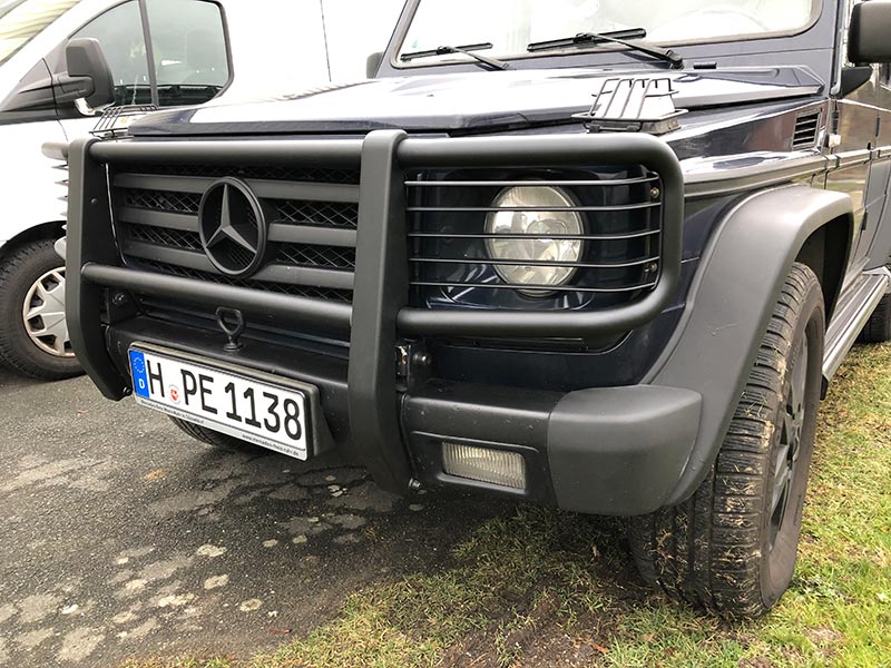 G-Klasse Frontschutz Rammschutz w463 schwarz – Bild 7