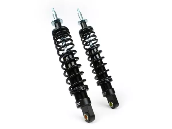 Stoßdämpfer-Set hinten -BGM PRO SC/R1 SPORT- Vespa GT, GTL, GTV, GTS 125-310 (alle Baujahre), GTS SUPER 300 HPE, SUPERSPORT 300, SUPERTECH 300 HPE – schwarz
